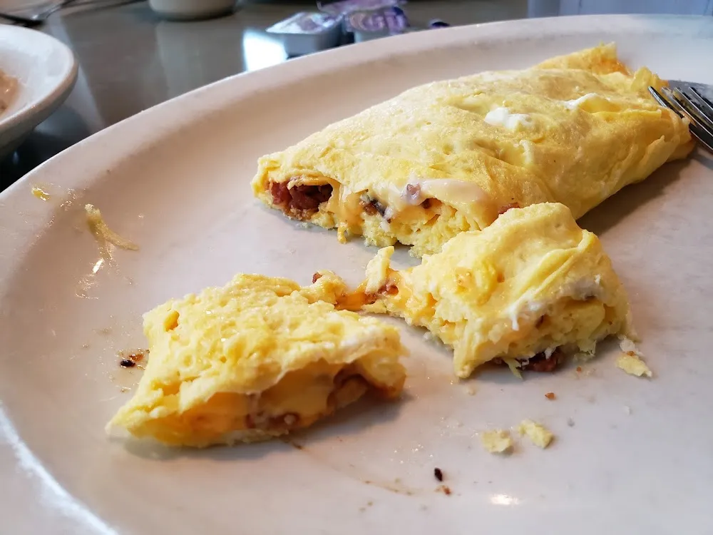 Bacon and Cheese Omlette