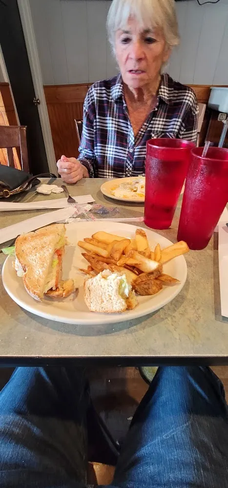 Catfish Sandwich on Rye Bread